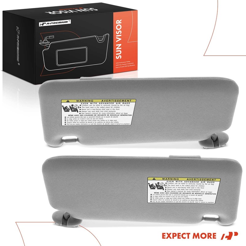 A-Premium Left & Right Sun Visor Compatible with Toyota Camry
