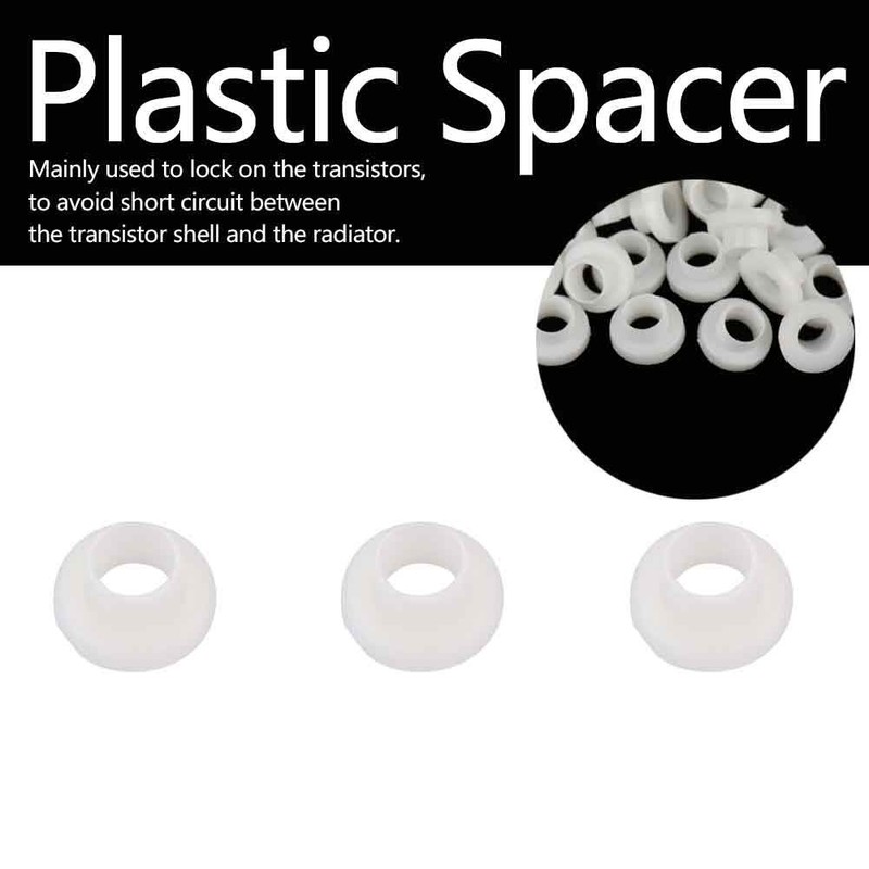 100 Pcs Transistor Washers for Quartz Power Tube, Diode and