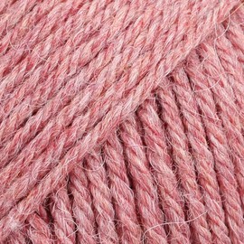 65% Wool and 35% Alpaca Yarn for Knitting and Crochet, 3 or Light Worsted DK Weight, Drops Lima, 50g, 1000yds per ball (9022 Blush)
