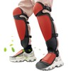 OLizee® 1 Pair Adjustable Trimmer Gaiters Mowing Shin Guards Gardening