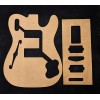 Supra-Tone.com Guitar Templates - '72 Deluxe TL Guitar Body, CNC