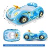 Baby Pool Float with 3D Car Design,Thick PVC Baby Swim