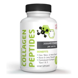 Milamiamor Pptidos Colgeno Hidrolizado 3000mg 120caps Sfn Sin Sabor                                                                                   