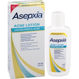 ASEPXIA Acne Astringent Lotion 1.86% Salicylic Acid for Pimples Blackheads Clogged Pores, 4 oz