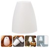 NOLITOY Plastic Cylinder Lampshade, White, Modern Style, Horseshoe Shaped, Softens