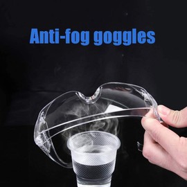 Square Anti-Fog Safety Goggles-Clear Protective Safety Glasses And Splash-Proof ANSI Z87.1 Performance Scratch And100% Double Sides Anti-Fog Ventilation Side Suitable For All Industry(Made in Taiwan)