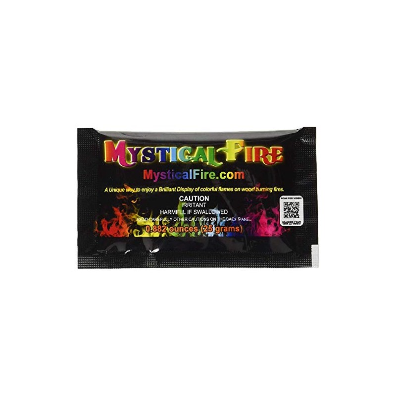 Mystical Fire fireplace set of 10 multicoloured, 12x5x10 cm, 25 cm,