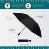 totes Men's and Women's Reverse Close Folding Umbrella with Auto