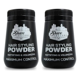 2 Ceras Polvo 21gr Texturizador Fijación Mate Shave Factory
