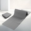 Multi-Purpose Exercise Floor Mat for Yoga, Home Workouts, Stretching, and Noise Reduction Foldable Gray