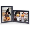 JD Concept Vertical Horizontal Combo, Double 5x7 Black Wood Foldable