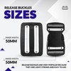DOJA Barcelona Plastic buckles, push buckles + ladder buckles, inner