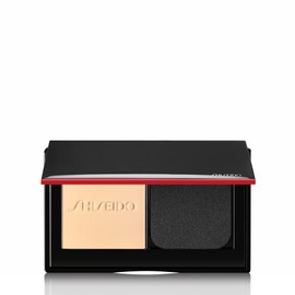 Shiseido Synchro Skin Self-Refreshing Custom Finish Powder Foundation, Alabaster 110-24-Hour Sheer-to-Medium Buildable Coverage with Shine Control - Smudge Proof & Non-Comedogenic