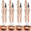 Liquid Eyebrow Pen, Microblading Black Eyebrow Pencil, Waterproof Microblading Eye