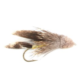 The Fly Fishing Place Muddler Minnow Fly Fishing Flies - Classic Bass and Trout Streamers - Set of 4 Flies Hook Size 8