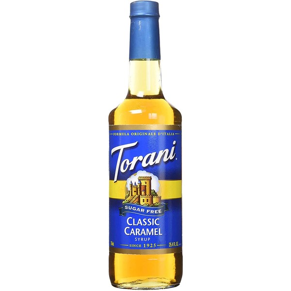 Torani SugarFree Classic Caramel Syrup With Splenda, 25 Ounce