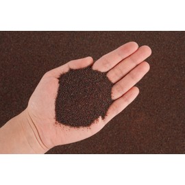 LANDEN Congo Aquascape Sand for Aquarium Landscape 2L(9lbs), Brown, Aquarium Natural Fine Decorative Sand, Tropical Rainforest Biotope Aquariums, Depth Enhancing, 0.4-0.9mm