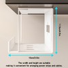 Under Desk Cable Management Tray Wires Organizer Power Strip Management