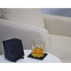 Juvale Square Black Slate Coasters Set - Coffee Table Protection