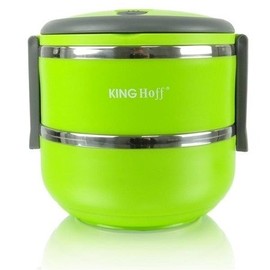 White Lunch Box Soup Food Food Insulated Stainless Steel Holder Box 1.4 L