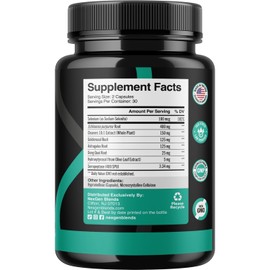 Herbal Lymph System Support Supplement - Lymphatic Support Complex with Echinacea Goldenseal Astragalus & Hydroxytyrosol for Lymphatic Drainage & Immune Support - Vegan Non-GMO Gluten Free (1 Month)