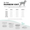 Huskimo Rainbow Dog Jumper, Grey, 40cm