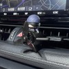 【Rin.JP】車用 芳香剤 プロペラ 回転 SWAT 空軍 パイロット オシャレ ワイルド エアコン取付型