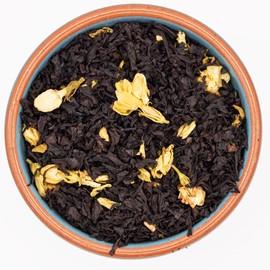 Your ExcellenTEA - Earl Grey Jasmine - Premium Black Loose Leaf Tea aroma - of bergamot with a delicate scent of jasmine 50g