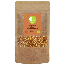 Organic Chilli Flakes - Certified Organic - by Busy Beans Organic (250g)