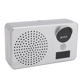 Wireless Infrared Motion Sensor Alarm 2500mA Rechargeable Waterproof Body Induction Doorbell Alarm 100‑240V EU Plug