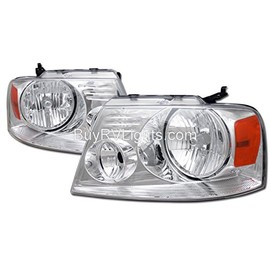 BuyRVlights Monaco La Palma 2006-2009 RV Motorhome Pair (Left & Right) Replacement Headlights Head Lights Front Lamps