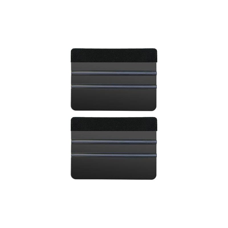 2-Pack Felt Edge Squeegee Tool for Car Vinyl Wrap, Window
