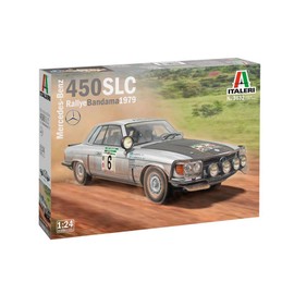 Italeri 3632S 1:24 Mercedes 450 SLC Rally d Bandama'79, Free-Standing Model Building, Crafts, Hobby, Gluing, Plastic kit, Detailed