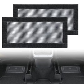 ESMUSSSEIN Air Vent Cover, 2PCS Air Vent Car Seat Air Vent Cover Compatible with Model Y Model 3 Air Outlet Anti-Blocking Mesh Grilles Protector 25x11.8cm