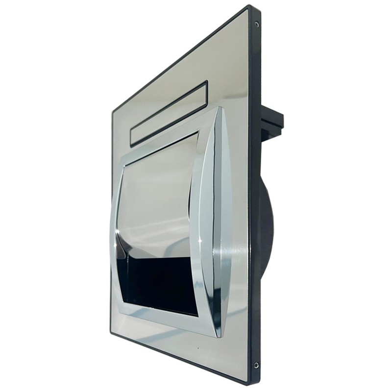 KAISERAUM Recessed Toilet Paper Holder with Pop-Out Shelf, Tissue Paper