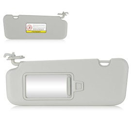 Sun Visor for 2016-2019 Hyundai Elantra, Left Driver Side Grey Sunvisor Replace 85210-F0100TTX