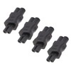 4PCS IEC320 C6 to IEC320 C7 Power Adapter Plug and
