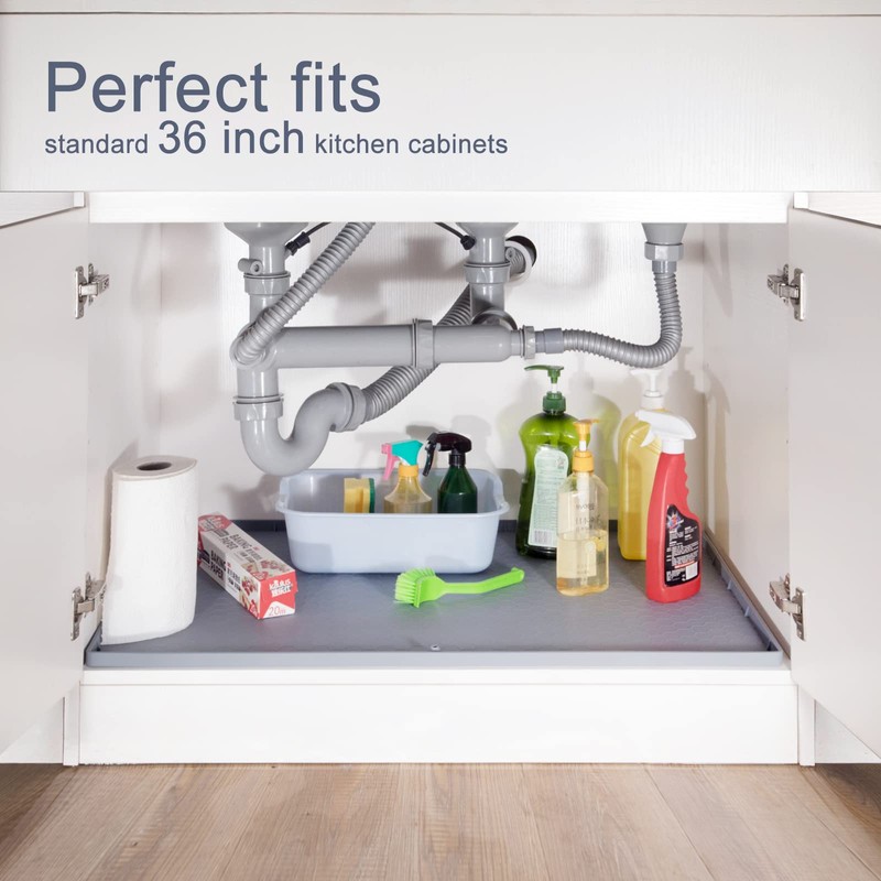 AECHY Under Sink Mats - Waterproof & Flexible Liner, 28"