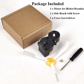 Side Brush Replacement Motor Module for iRobot Roomba 500 600 700 800 Series Vacuum Cleaner Robot Parts Accessories Replacement with Screw