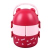 Portable Lunch Box, 2 Layer Containers for School, Work, Camping