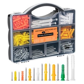 Mr. Pen- 370 pcs Wall Hanging Kit with Anchors & Screws, Picture Hanging Kit for Wall Decor, Frames, Canvas, Drywall Anchor Assortment Kit for Sheetrock, Concrete & Brick, Picture Hangers in 5 Sizes