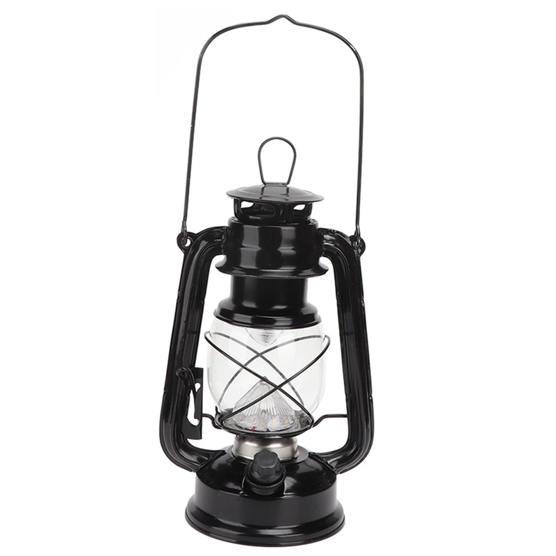 Vintage Camping Lantern 24h Battery Life USB Charging Detachable Lampshade
