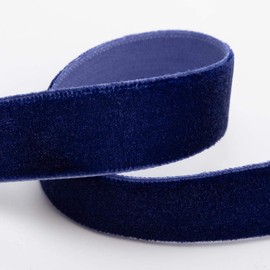 Velvet Ribbon 9mm x 10M - Navy