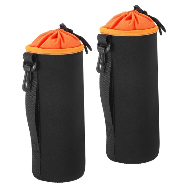PATIKIL Camera Lens Bag, 2 Pcs 3.7" ID x 9.8"