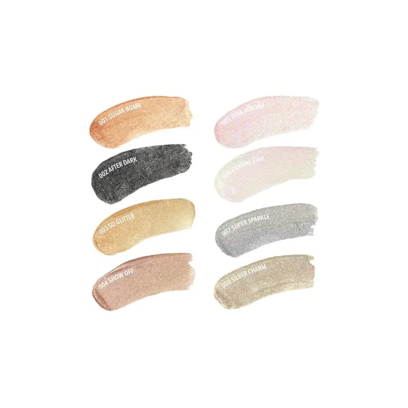Delineador Líquido Moira Cosmetics Con Glitter