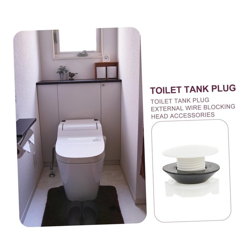 jojofuny 2pcs Toilet Tank for Bathroom Accessories for Cisterns Fish