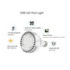 LED Pool Light Bulb120V 50W, Bright Light 5000LM, E26/E27 Base,