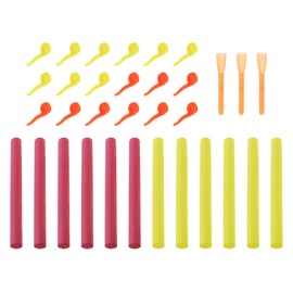 VGOL Fishing Bait Foam Sticks Zig Aligna Kit Fishing Zig Foam Fishing Bait Foam Sticks for Rigs Carp Fishing Accessories Tackle Pack of 33pcs
