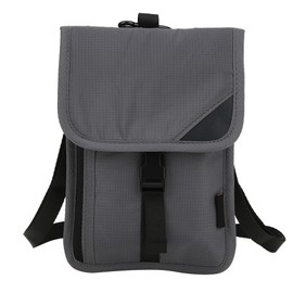Multi Function RFID Certificate Package Halter Travel Passport Bag  Sport Protective Sleeve(Dark gray )