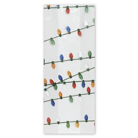 Sophie's Favors and Gifts Christmas Hanging Lights Cello Bags - 9 1/2in. x 4in. x 2in. (20 Bags)